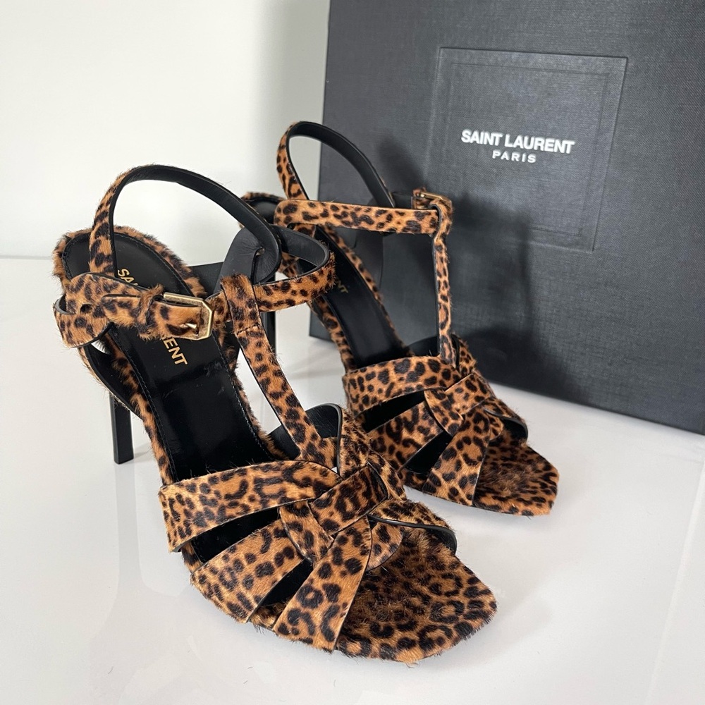 NEW IN BOX SAINT LAURENT TRIBUTE SANDALS